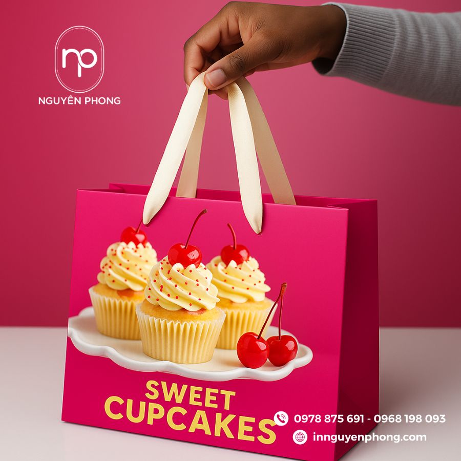 In Túi Giấy Đựng Bánh Giá Rẻ